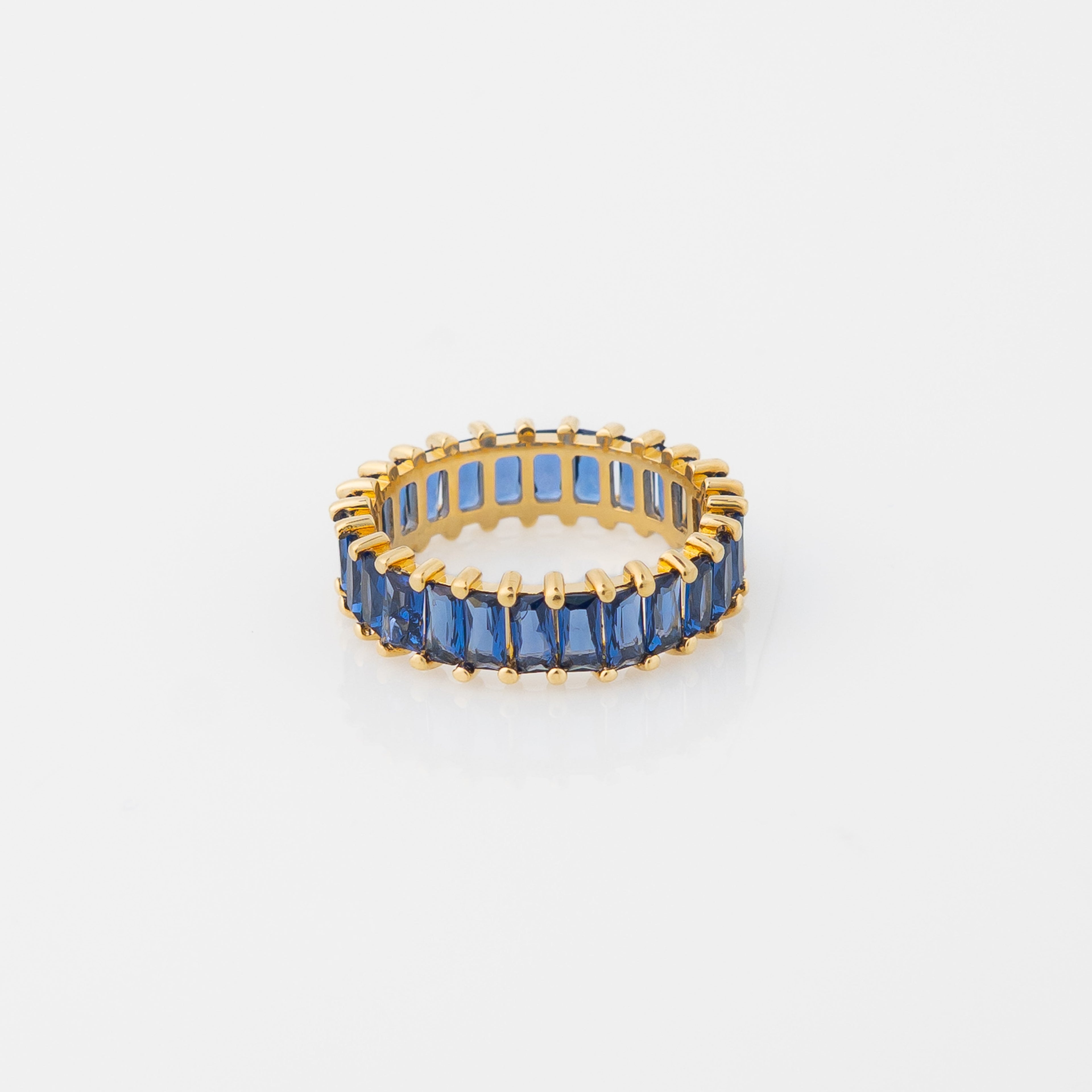 Anillo Rueda Azul Talla 6 3/4