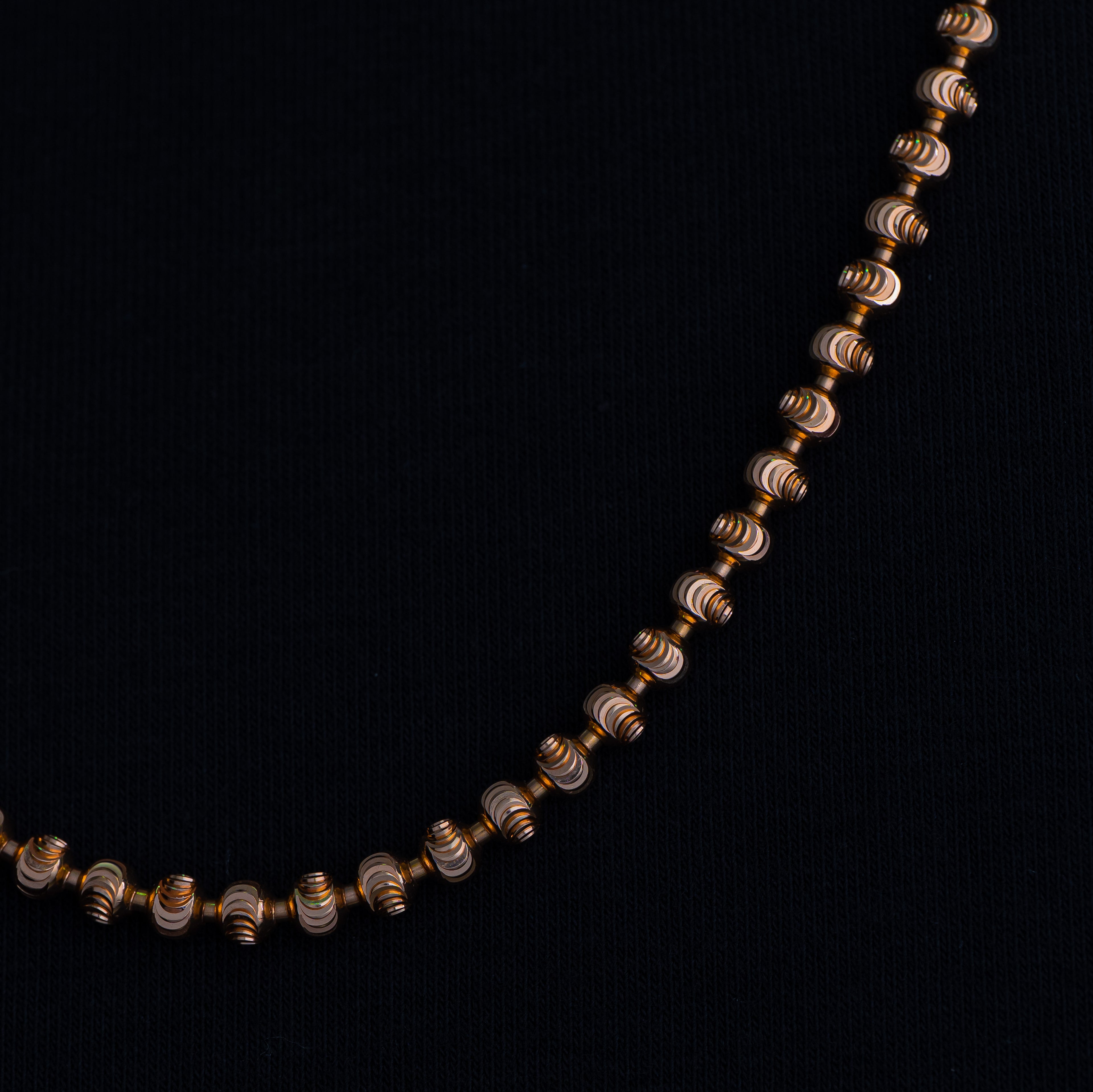 Cadena Tejido Militar Diamantado 70cm