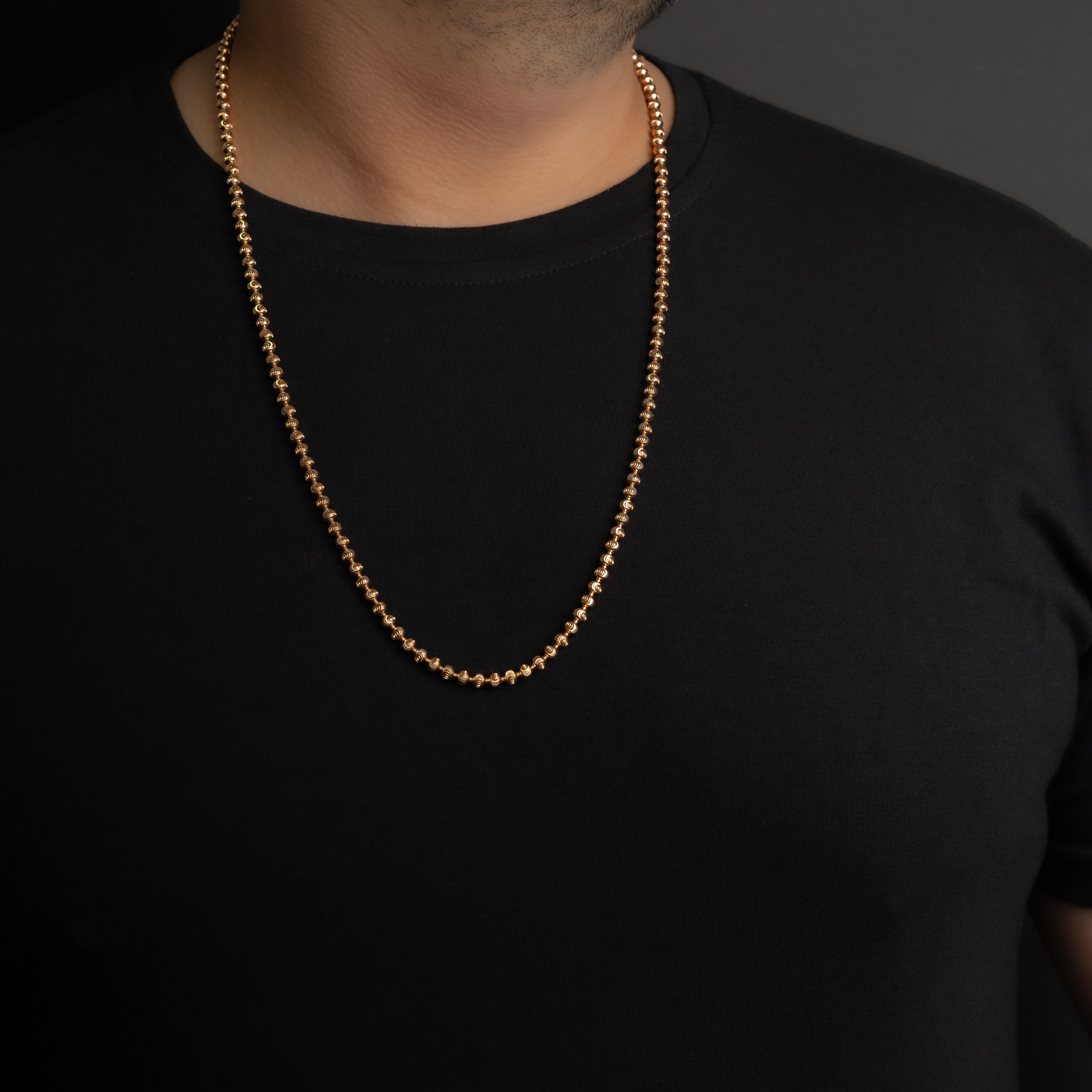 Cadena Tejido Militar Diamantado 70cm