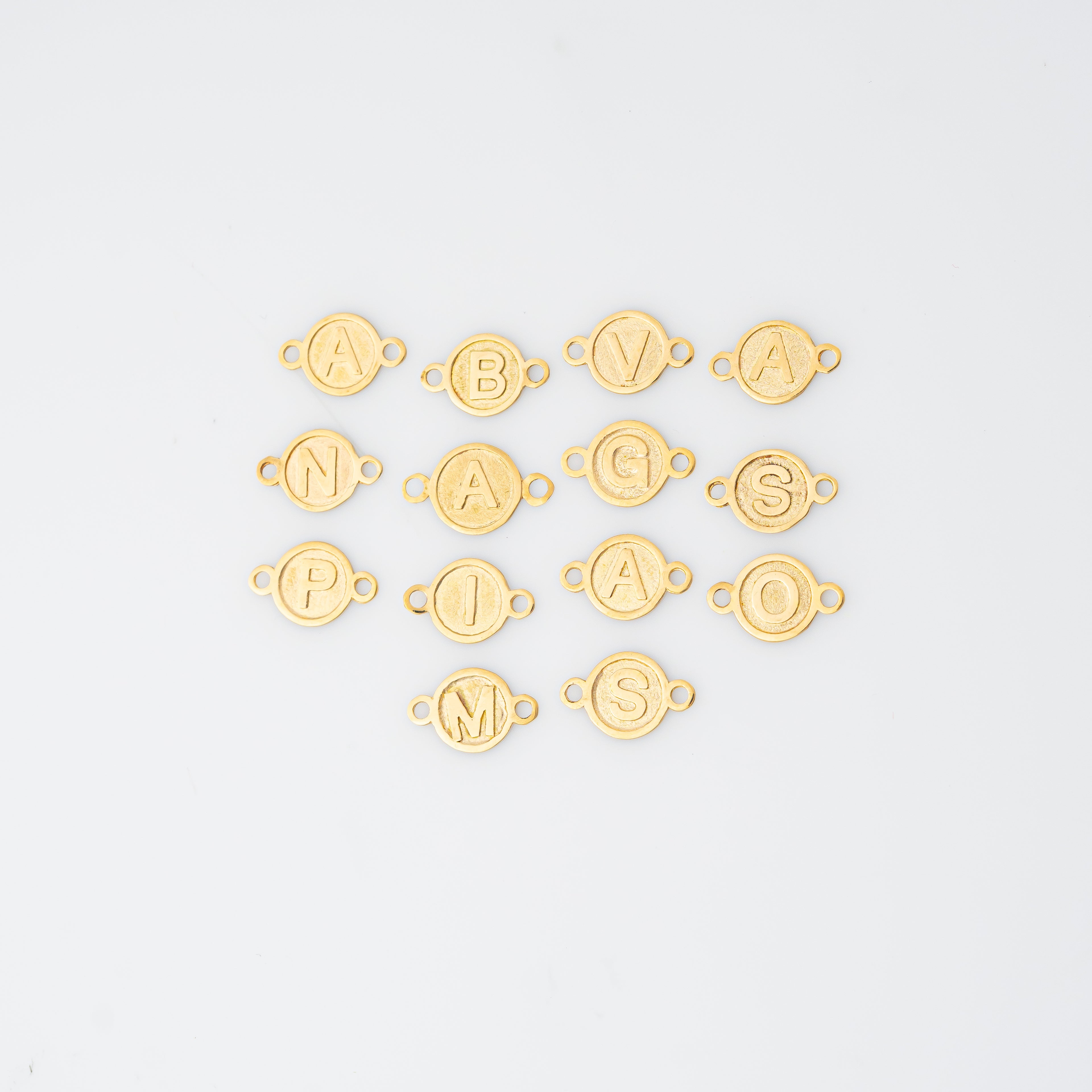 Pulsera Tejida+Dije Letra