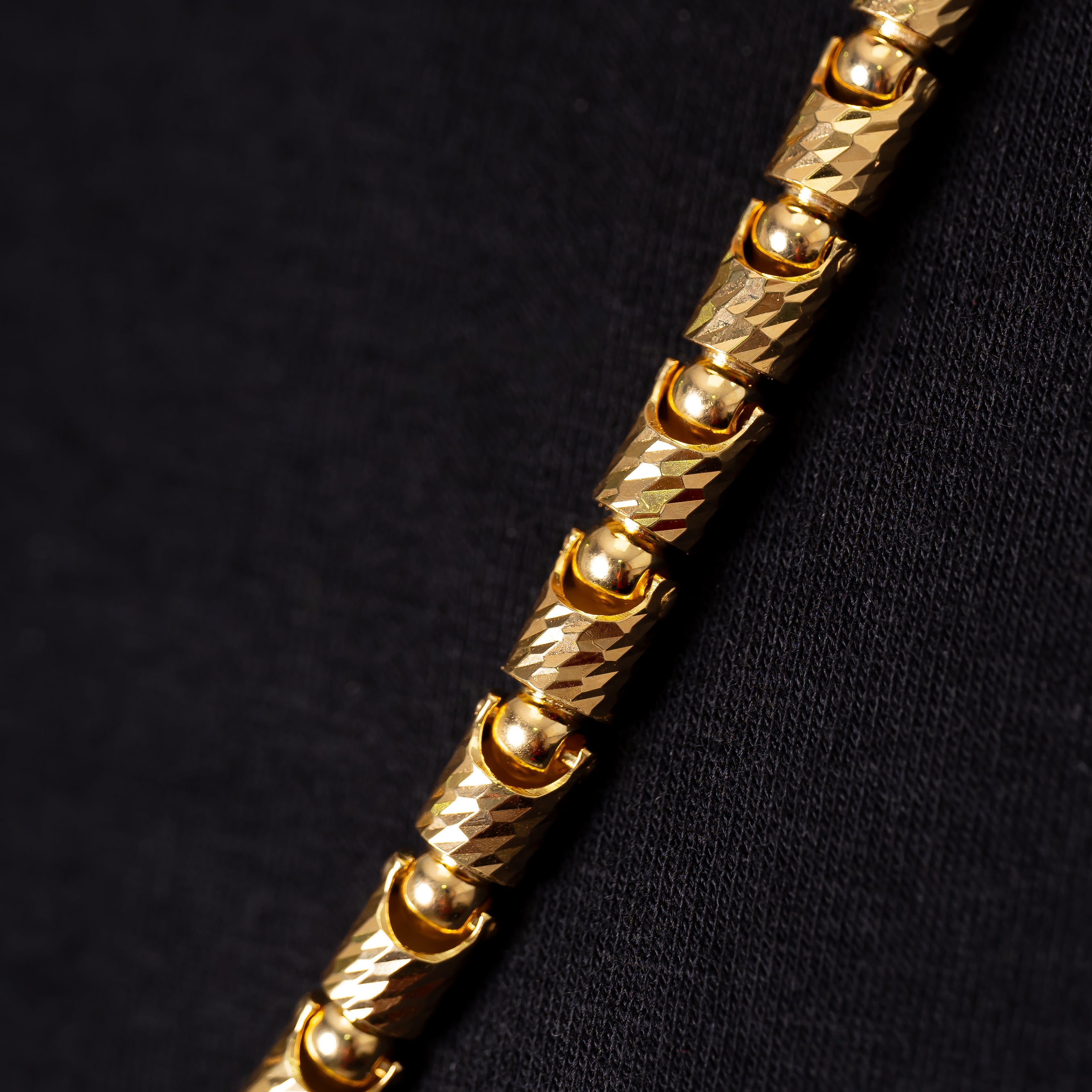 Cadena Tejido Rustico Diamantado