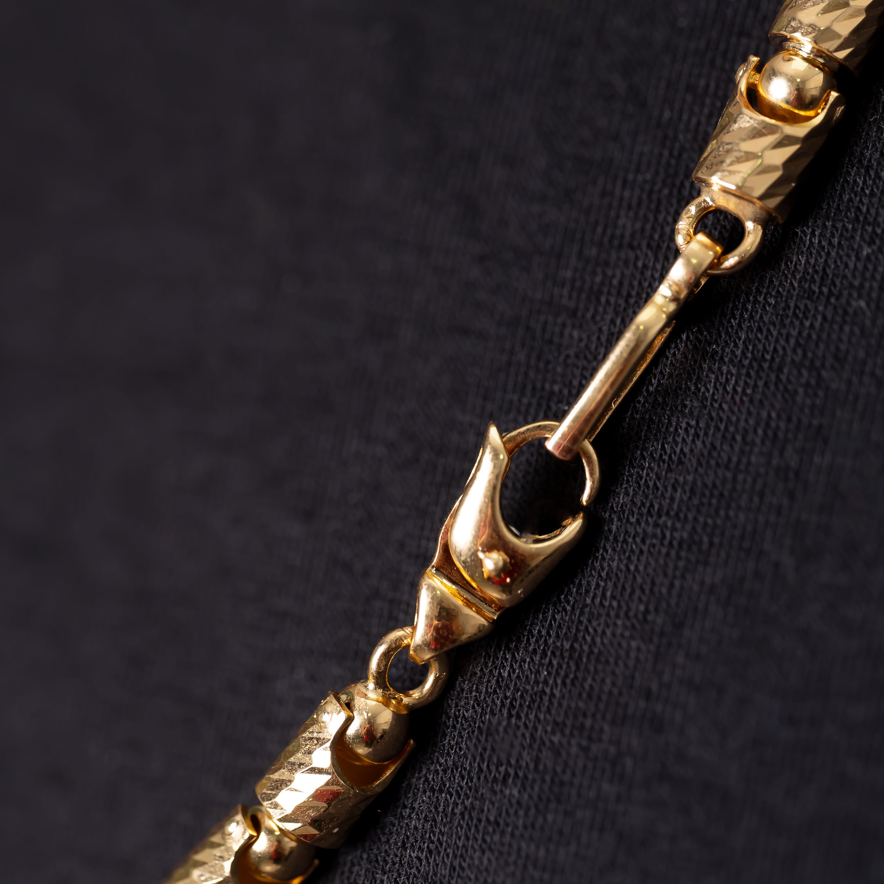 Cadena Tejido Rustico Diamantado