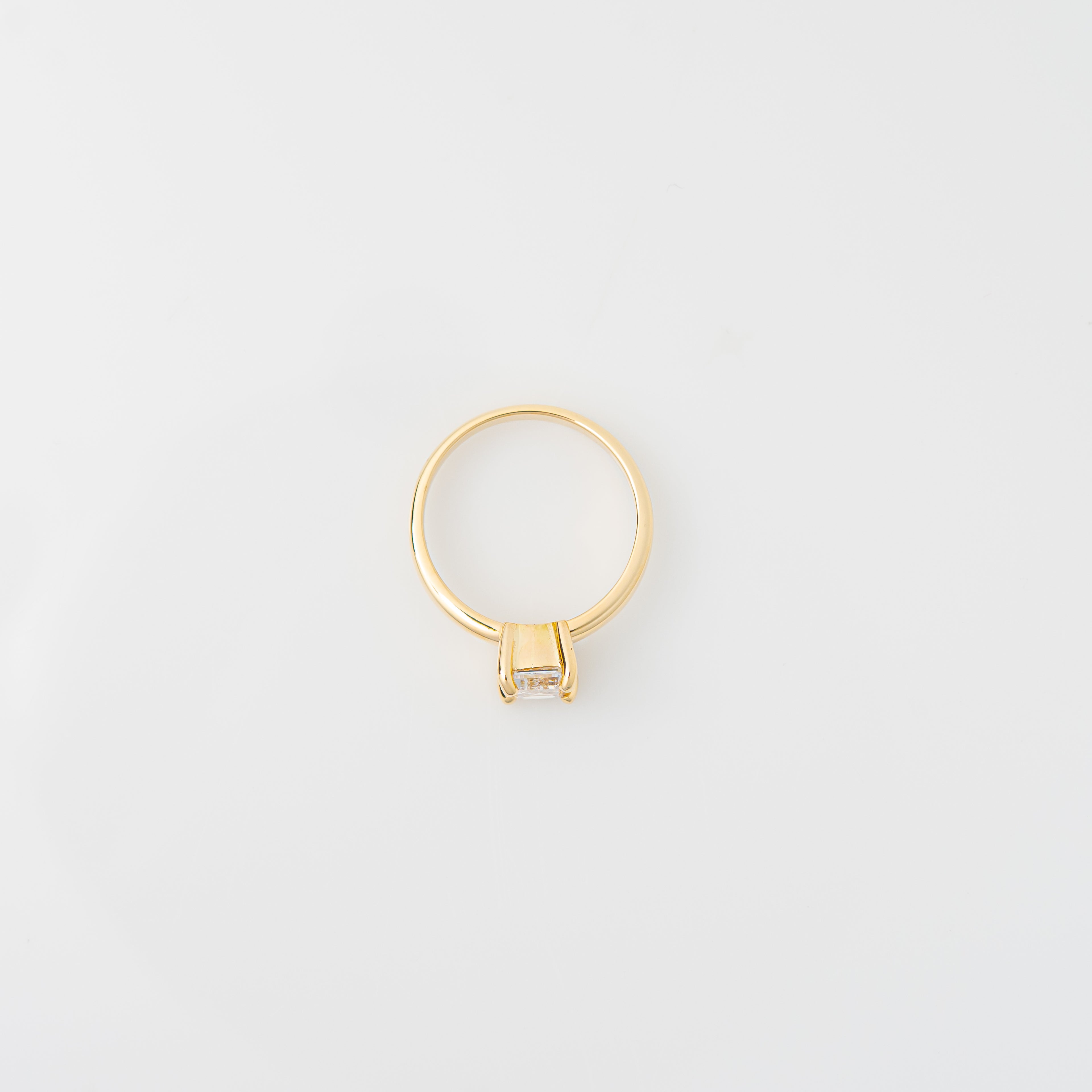 Anillo Diamante corte Esmeralda Lab 1.50ct