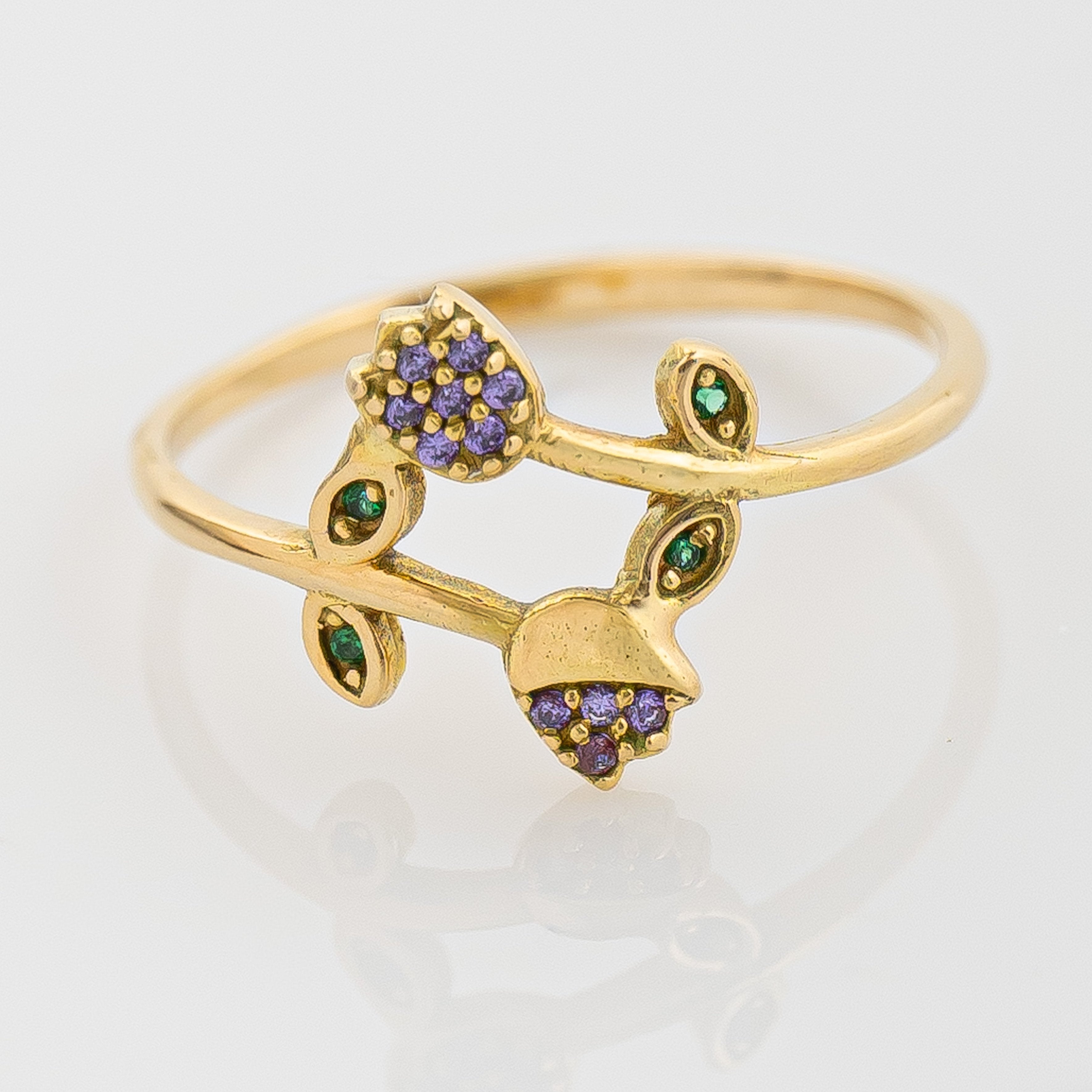 Anillo Rosas Talla 8