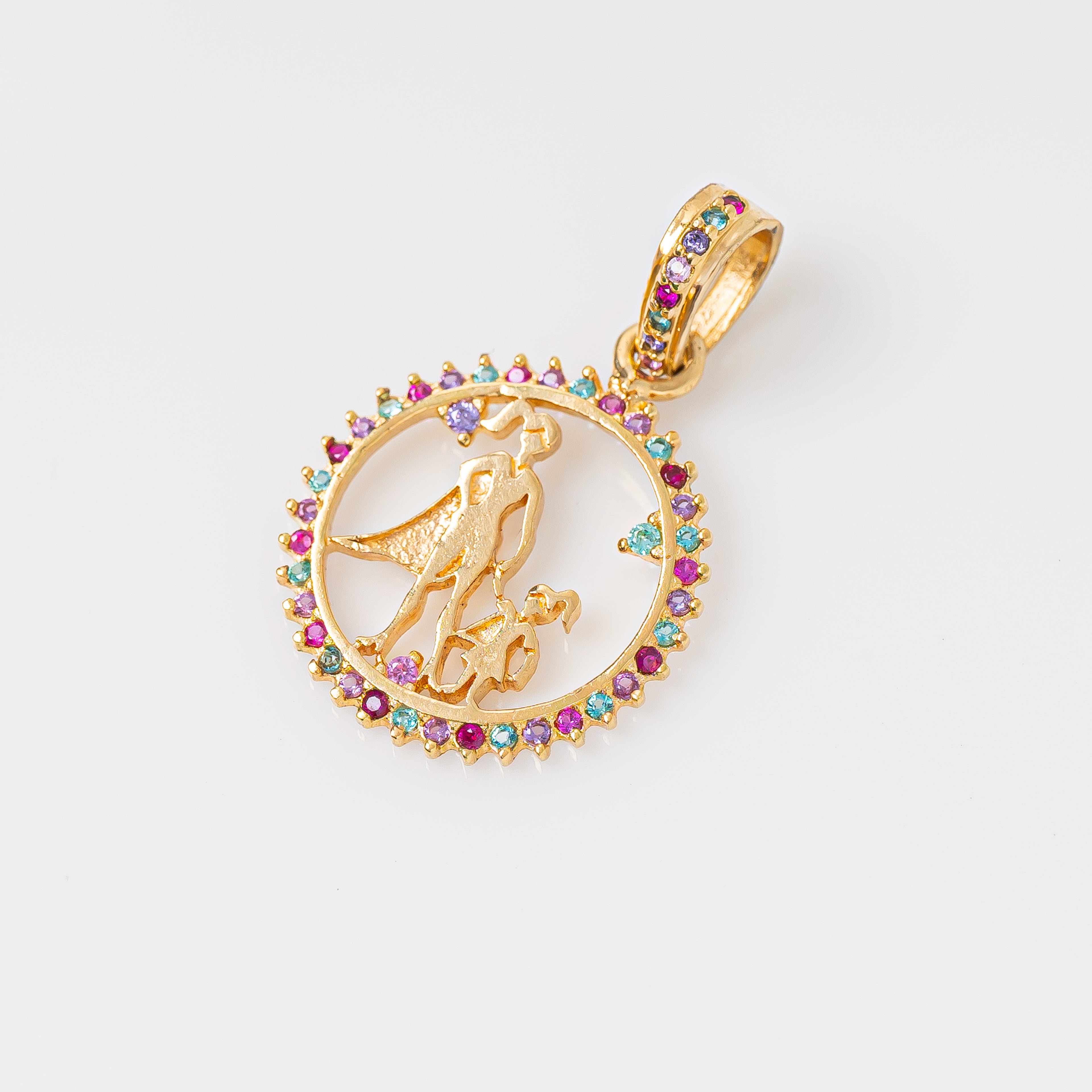 Dije Super Mamá e Hija 2.6cm