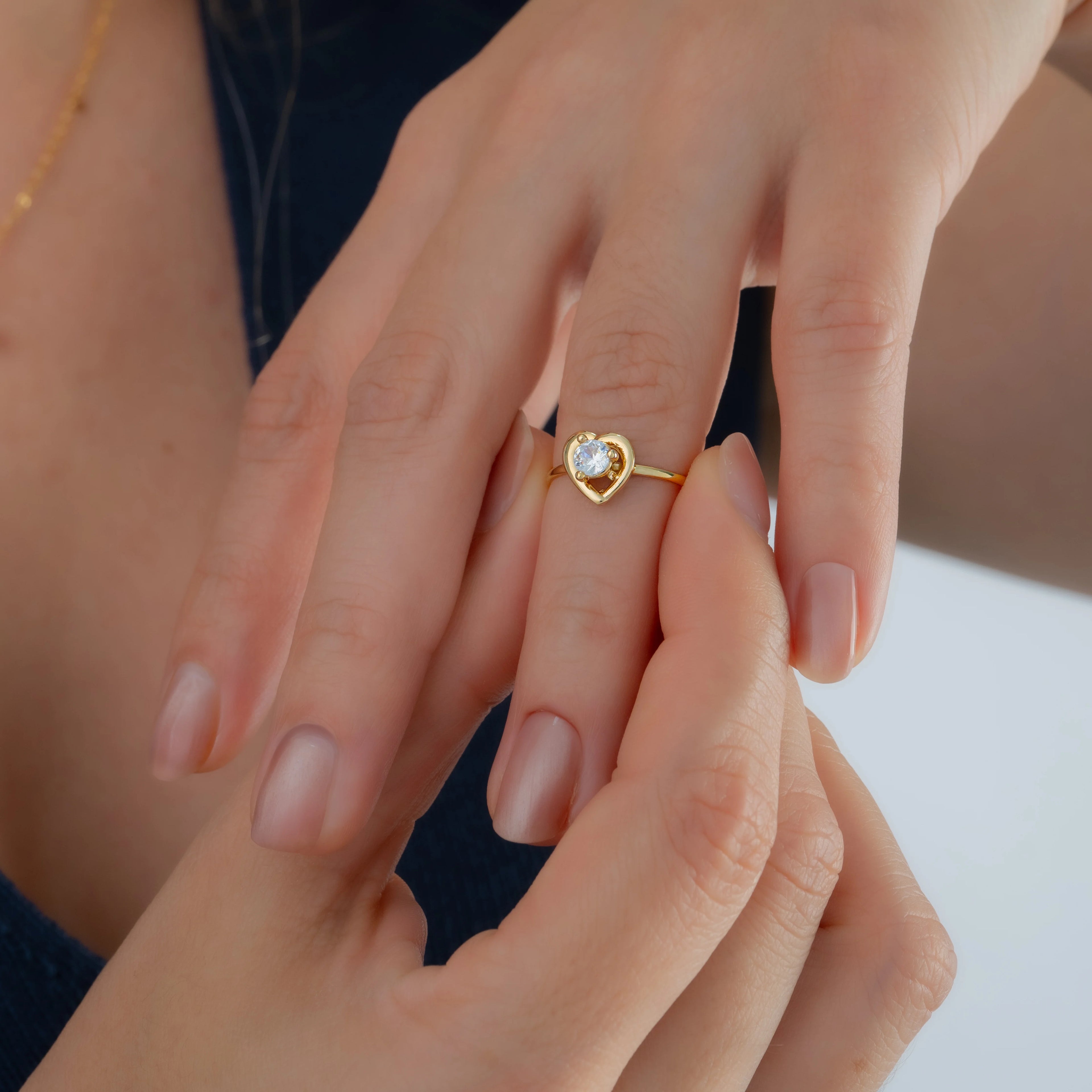 Anillo Corazon Talla 5