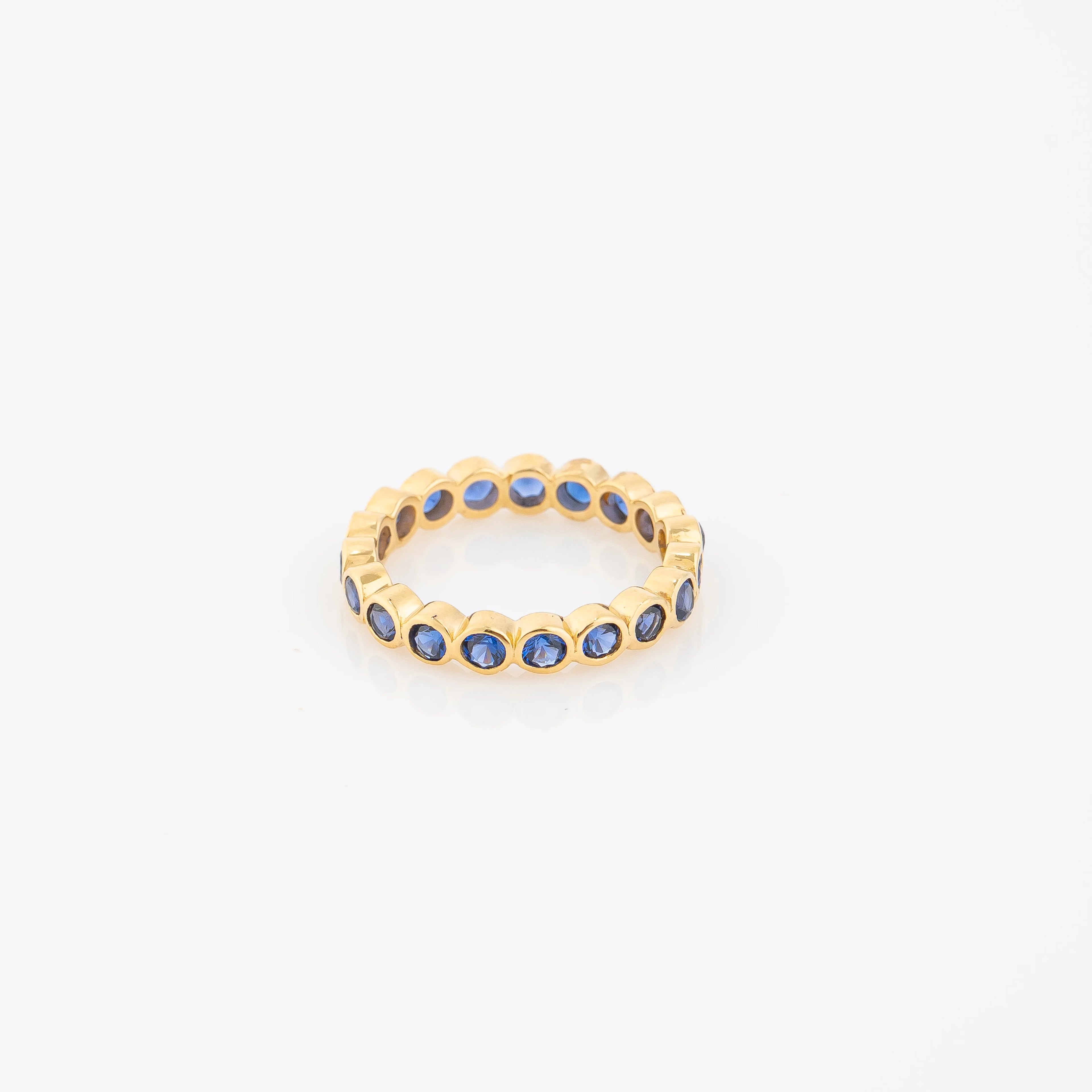 Anillo Churumbela Azul Talla 5 1/2