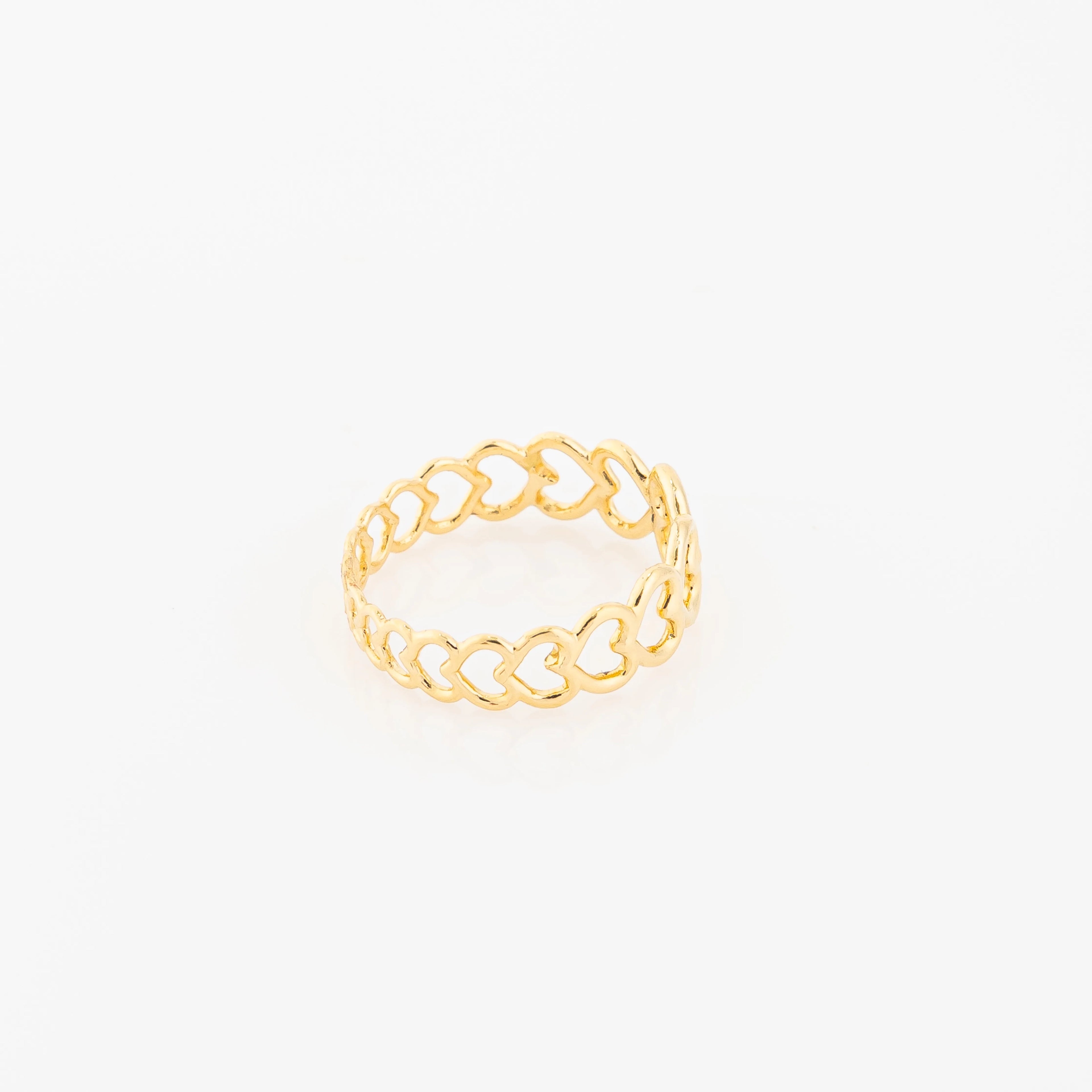 Anillo Corazones Infinitos Talla 5 1/4