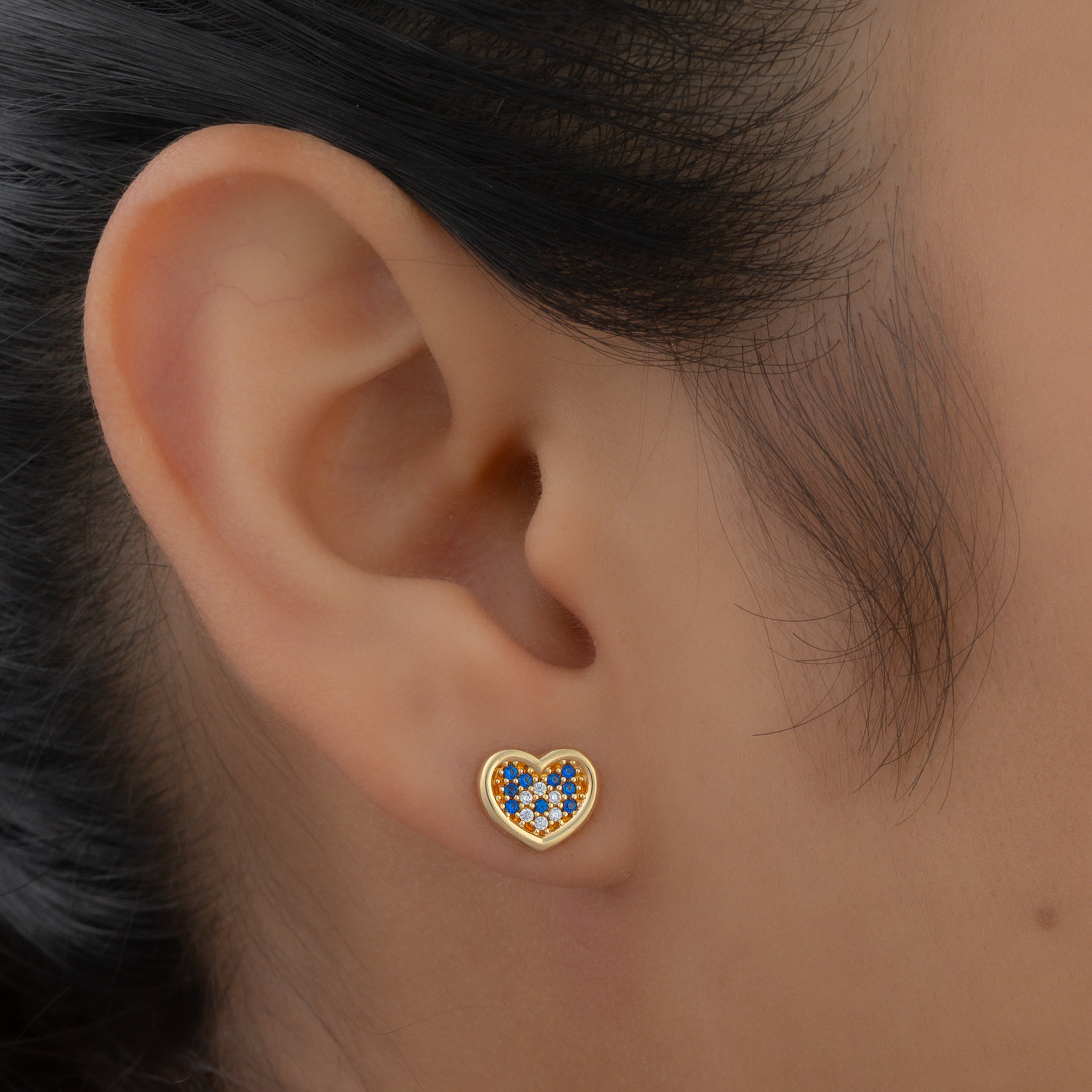 Topos Corazon Celestino 7mm