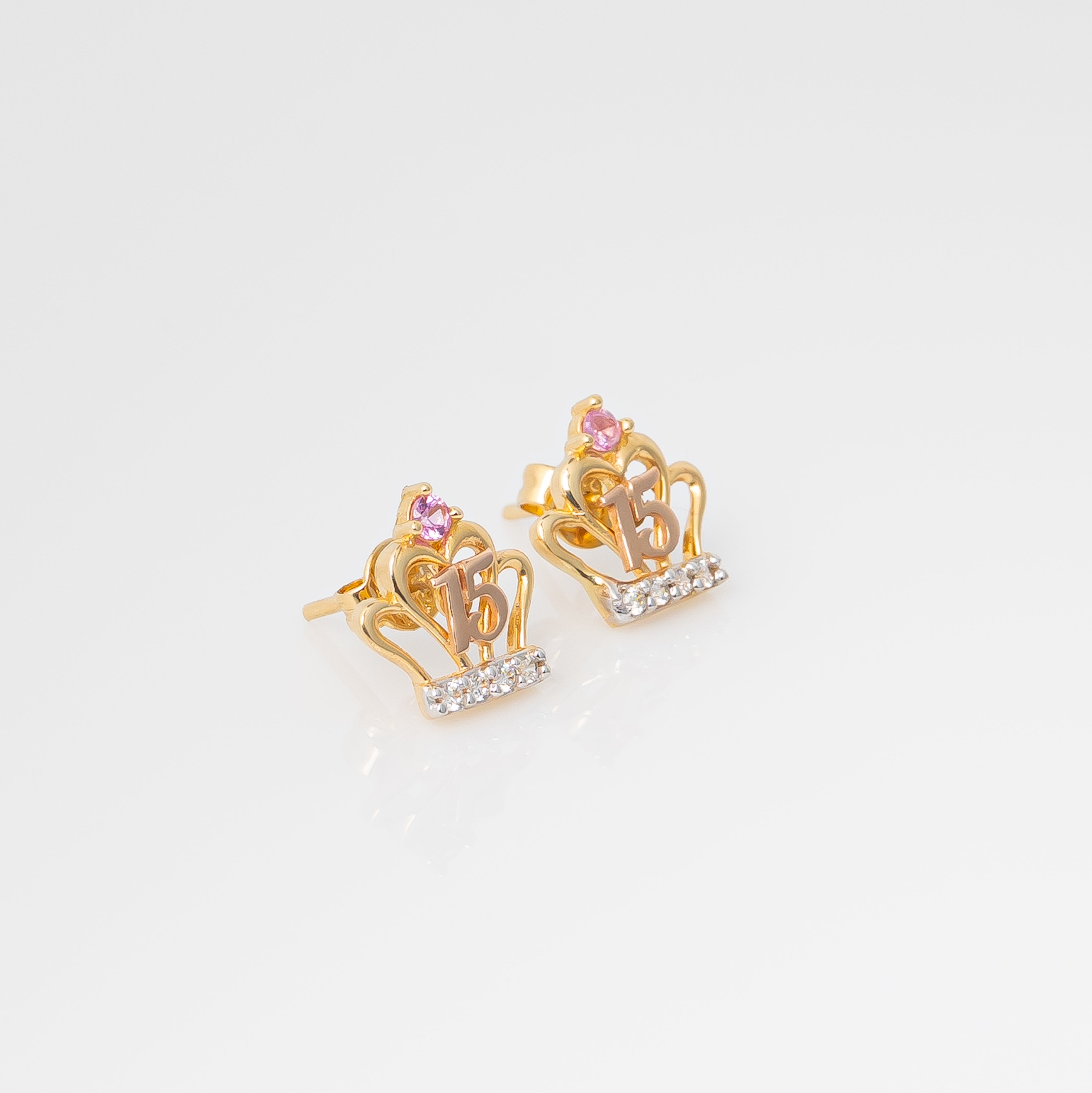 Topos Corona Quinceañera 1cm