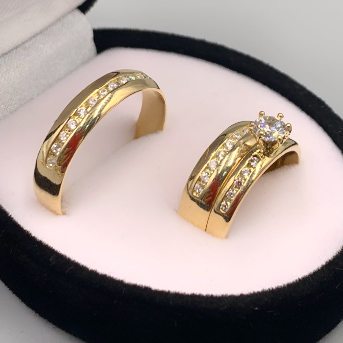 bicolor wedding rings – La Guaca Joyeros