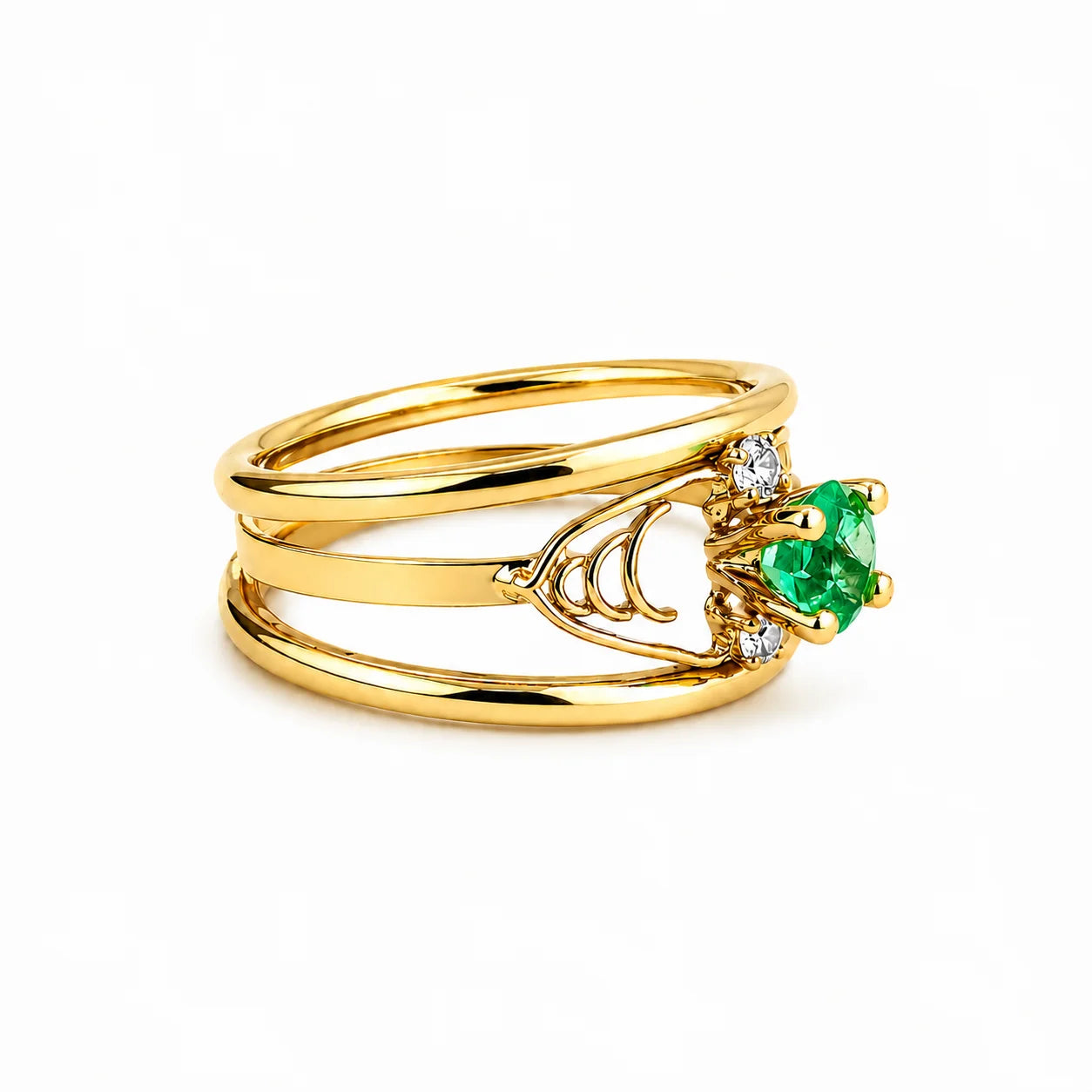 Anillo Jasmin Esmeralda