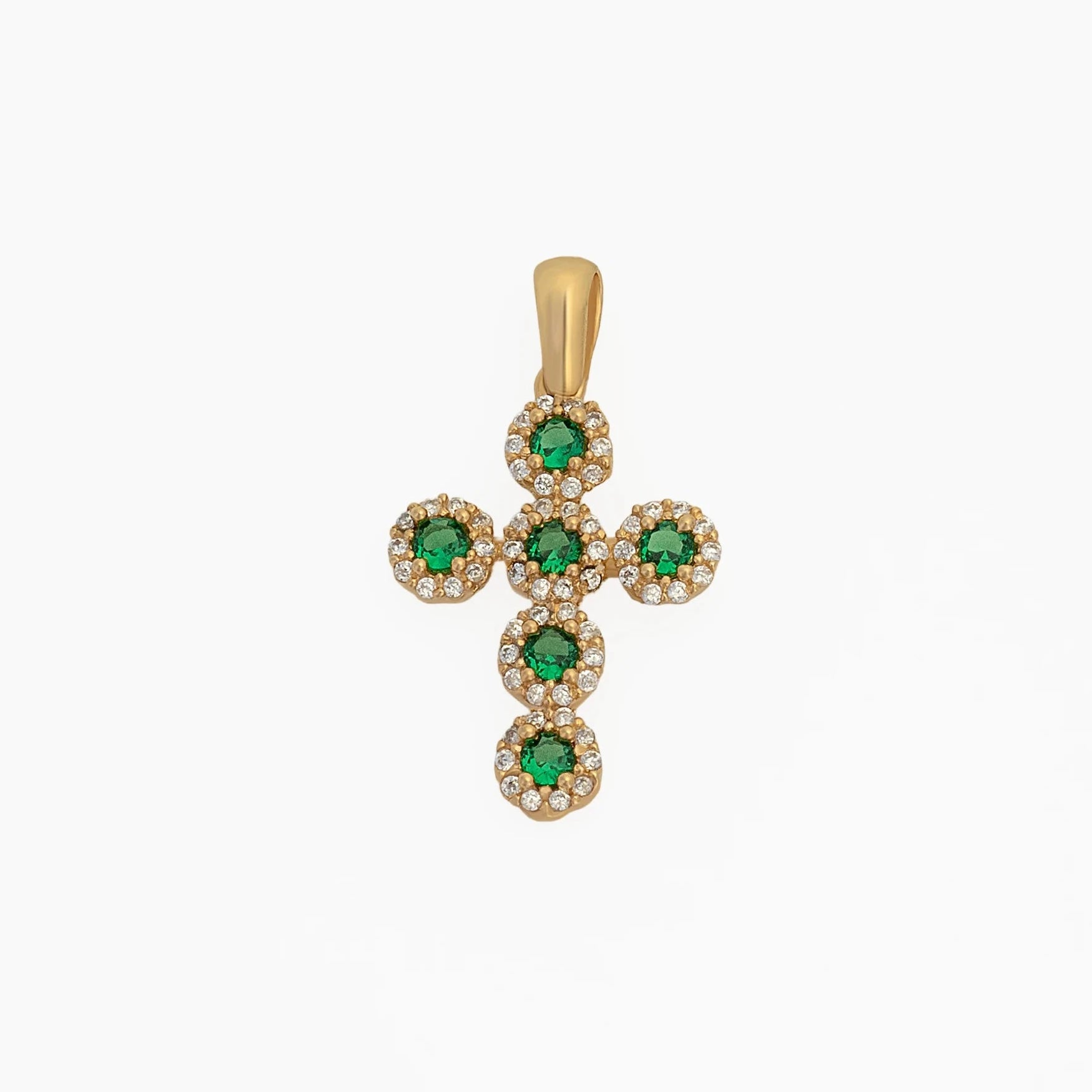 Dije Cruz Verde 2.8cm