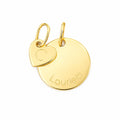 Dijes Placa & Corazon