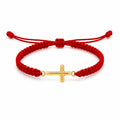 Pulsera Tejida Cruz