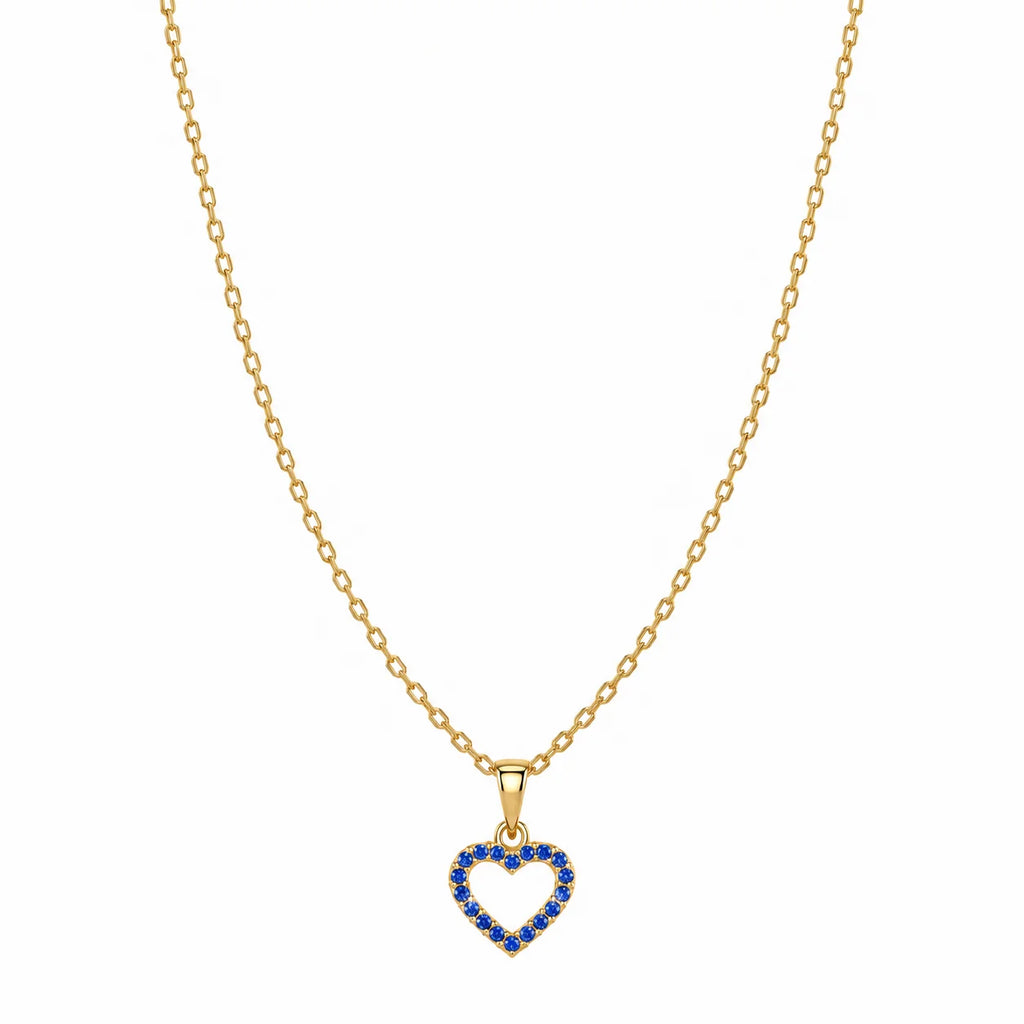 Juego Silueta Corazon Azul