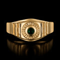 Anillo Circon Verde