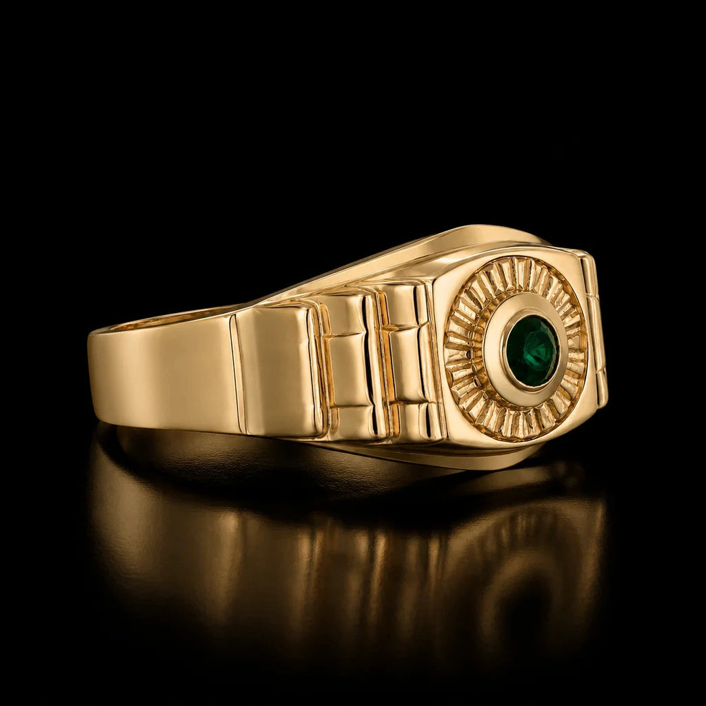 Anillo Circon Verde