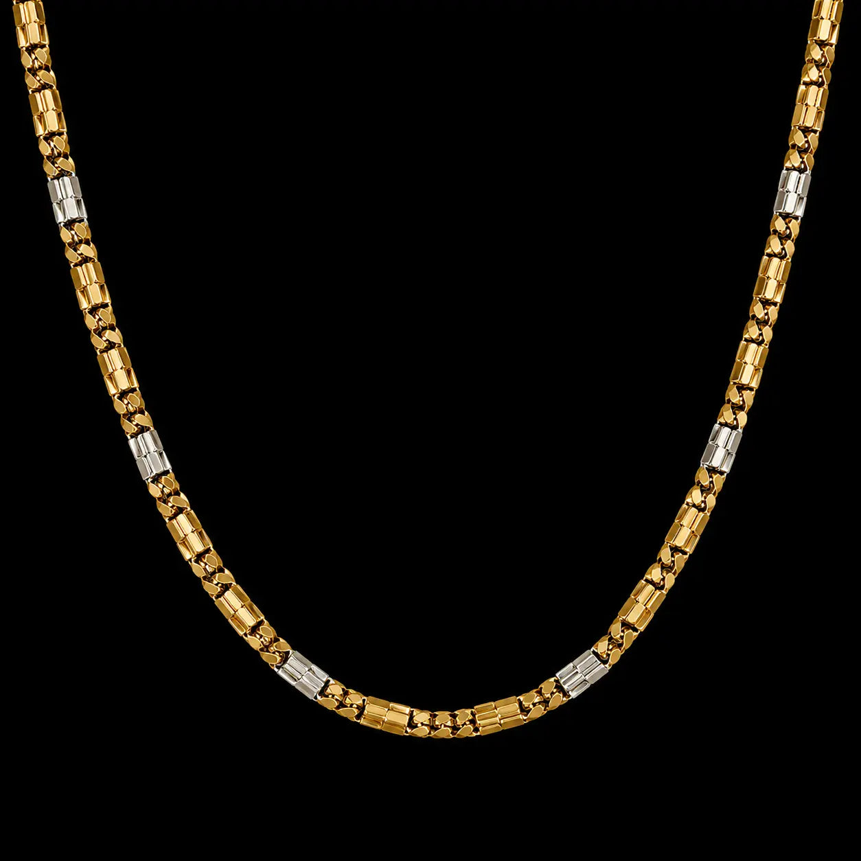 Cadena Rustica Bicolor