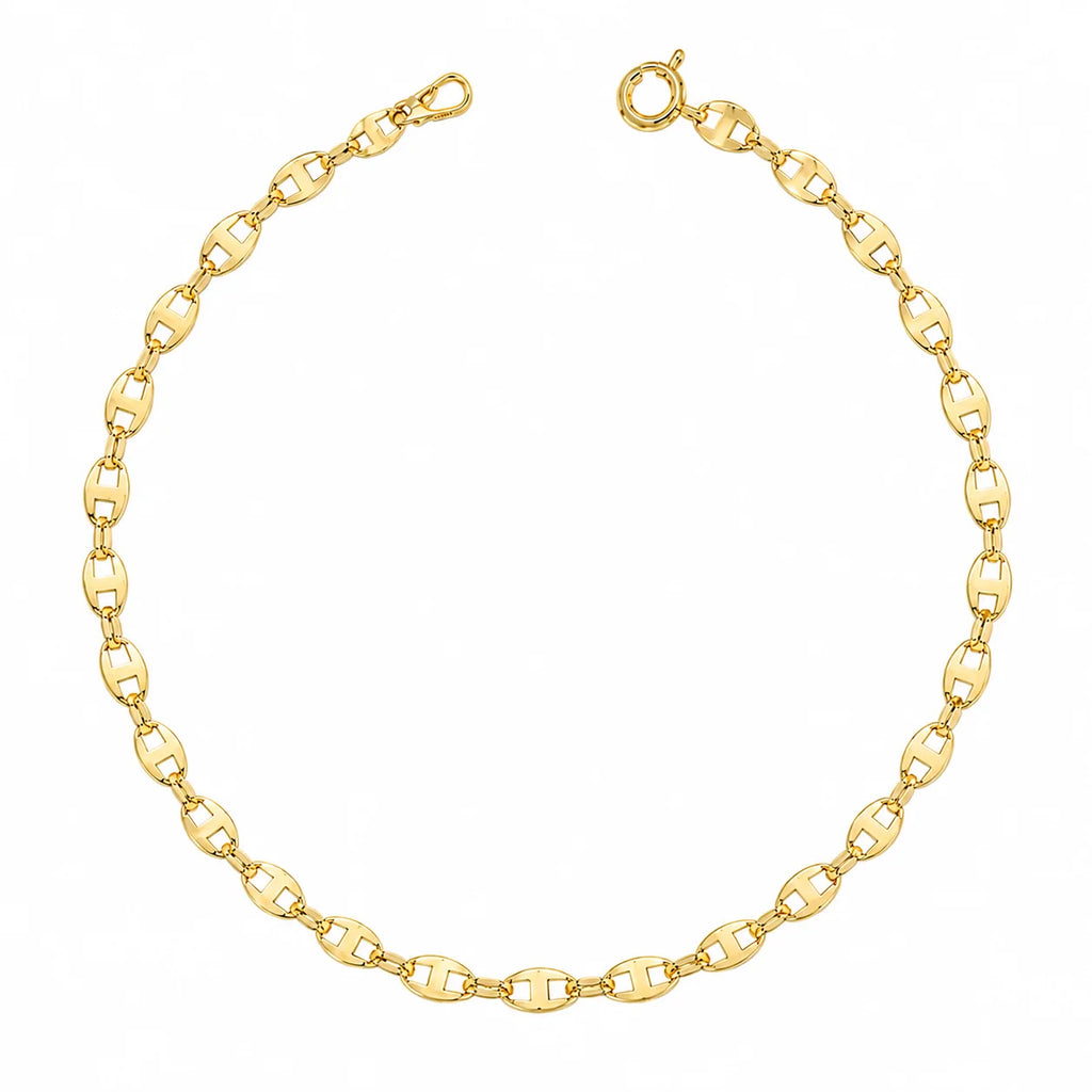 Pulsera Tejido Eslabon Italy
