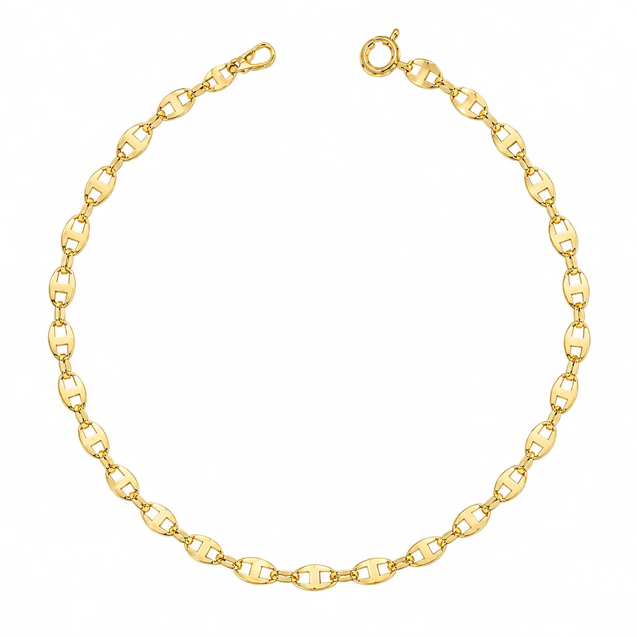 Pulsera Tejido Eslabon Italy