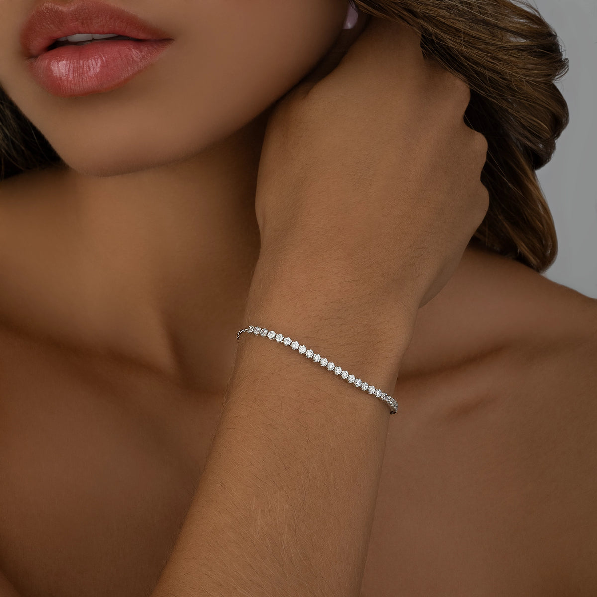 Pulsera Tejido Tennis