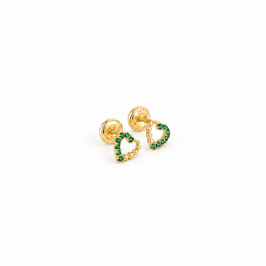 Topos Silueta Corazon Verde