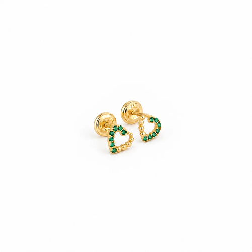 Topos Silueta Corazon Verde
