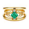 Anillo Jasmin Esmeralda