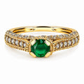 Anillo Cleopatra Esmeralda