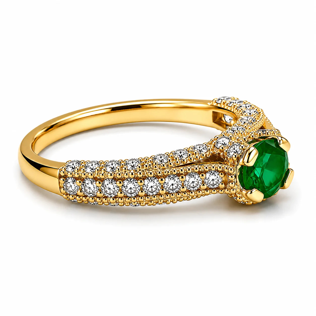 Anillo Cleopatra Esmeralda