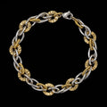 Pulsera Tejido Eslabones 21cm