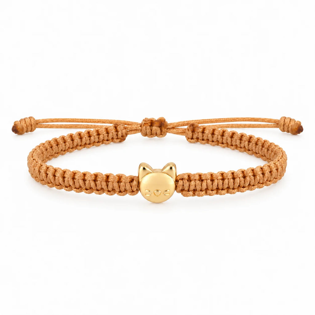 Pulsera Tejida Gato