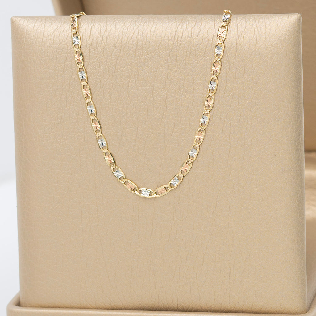 Cadena T.Plano Diamantado 50cm