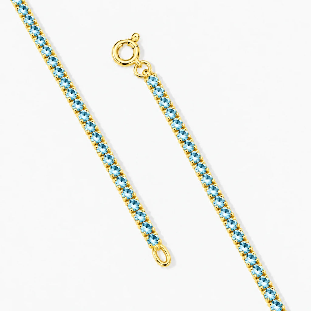 Pulsera Tennis Baby Blue