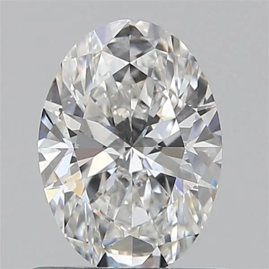 0.70ct Oval Natural Diamond (Colour F, Clarity VS2, Cut EX, GIA Certified)