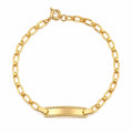 Pulsera Placa T.Oval