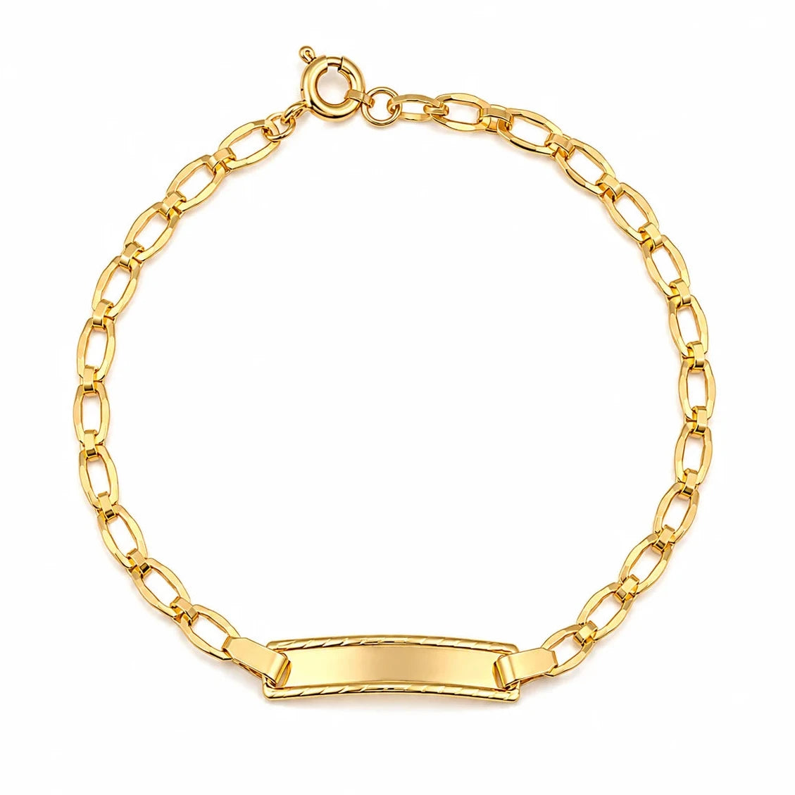 Pulsera Placa T.Oval