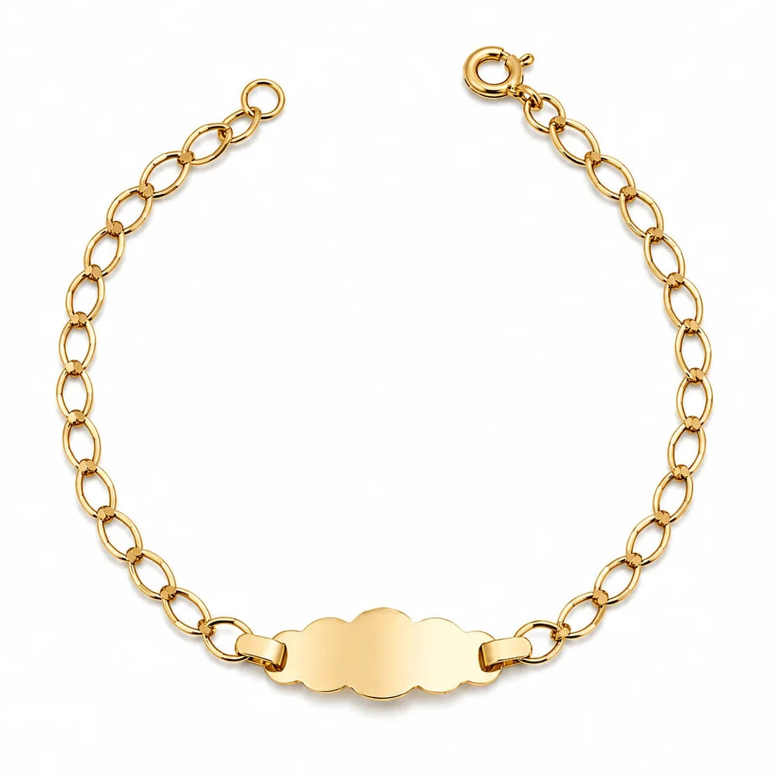 Pulsera Placa T.Oval