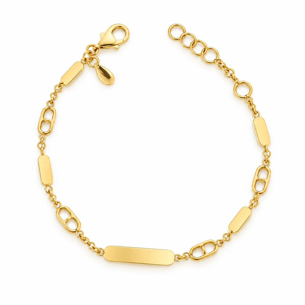 Pulsera Placa Eslabon