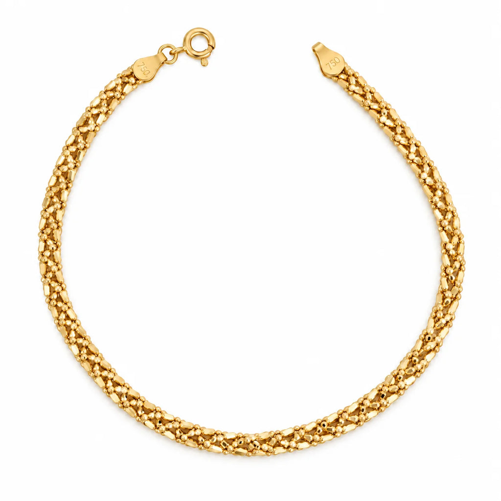 Pulsera Tejido Espiga Diamantado