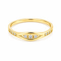 Anillo Onda Circon