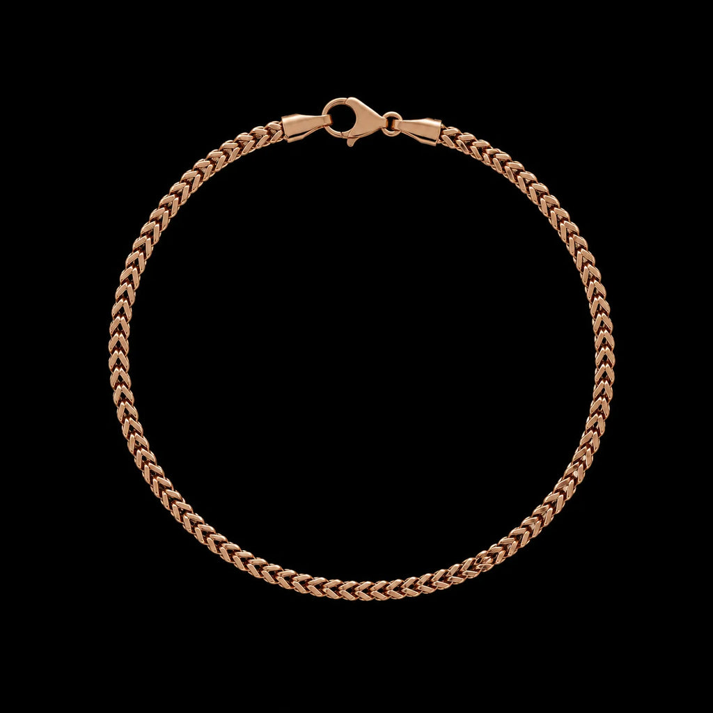 Pulsera Tejido Franco Rosa