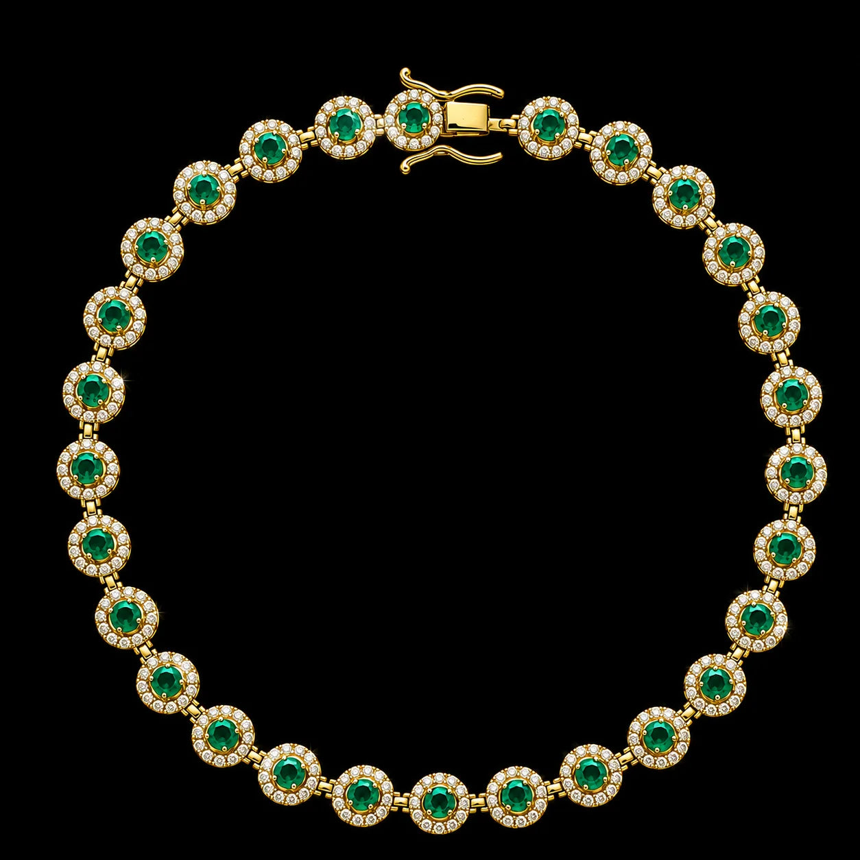 Pulsera Eterna Esmeralda