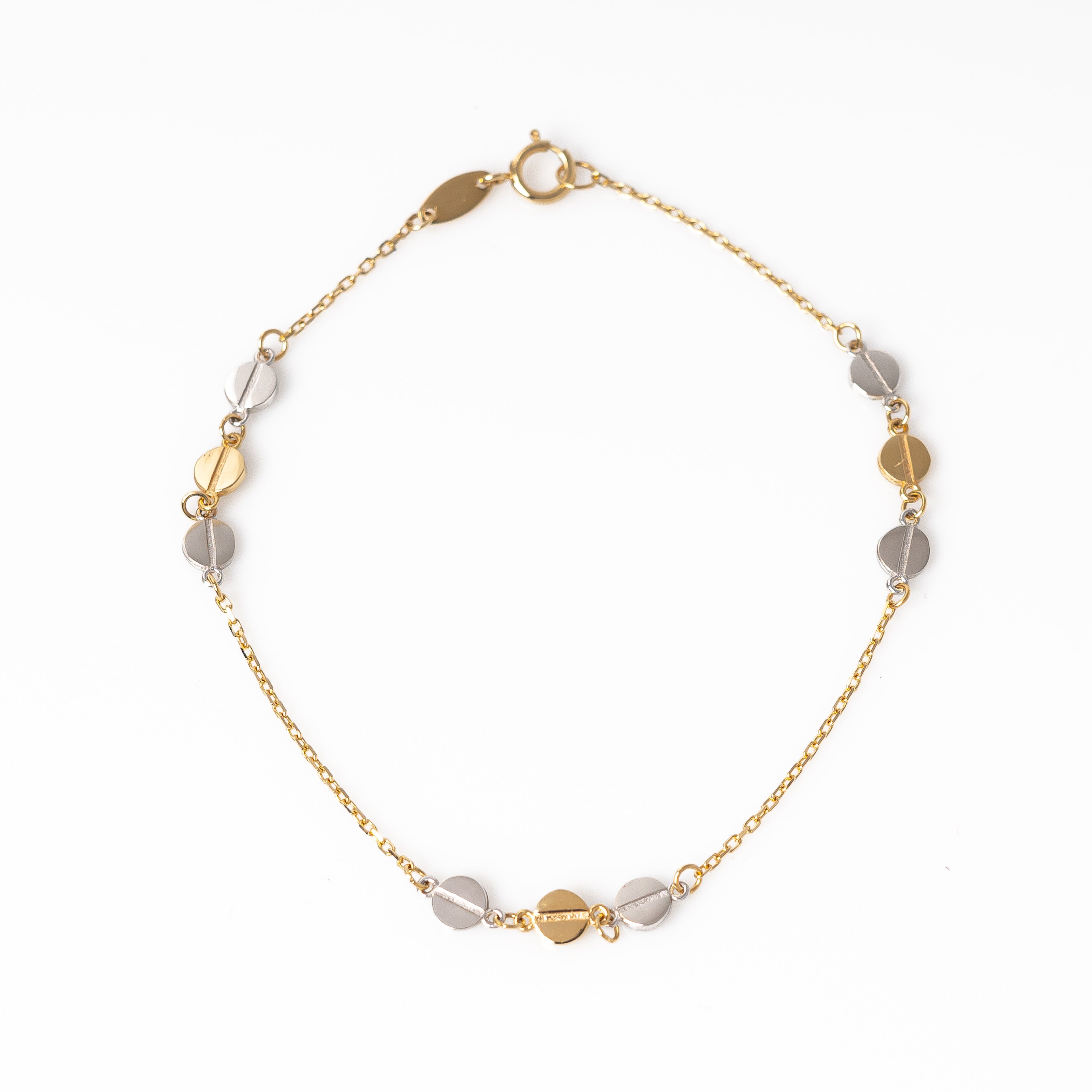 Pulsera Clavo Bicolor 18cm