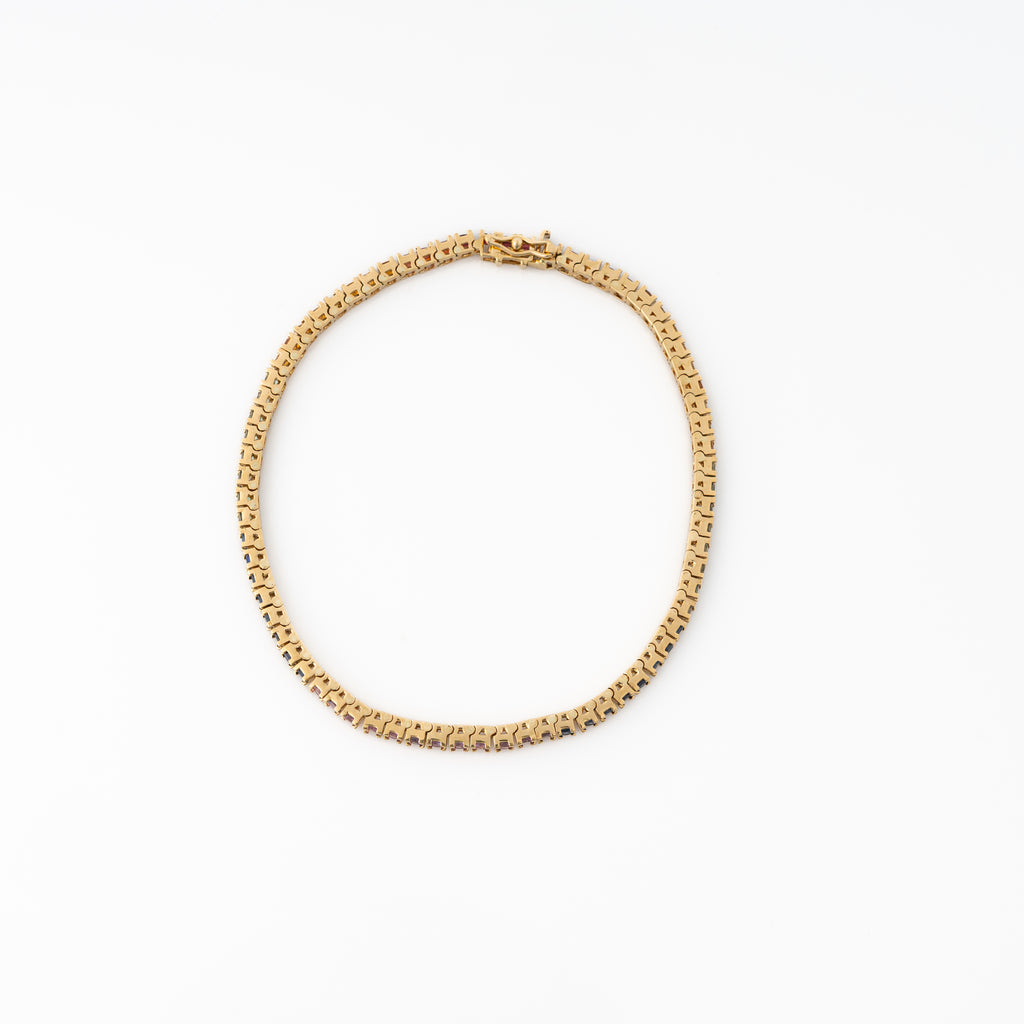 Pulsera Tennis  Zafiros 20cm/5.25ct