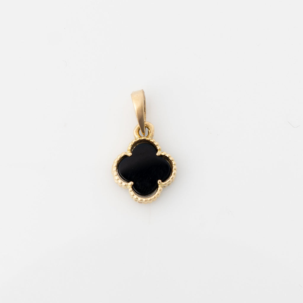 Dije Trébol Negro 1.7cm