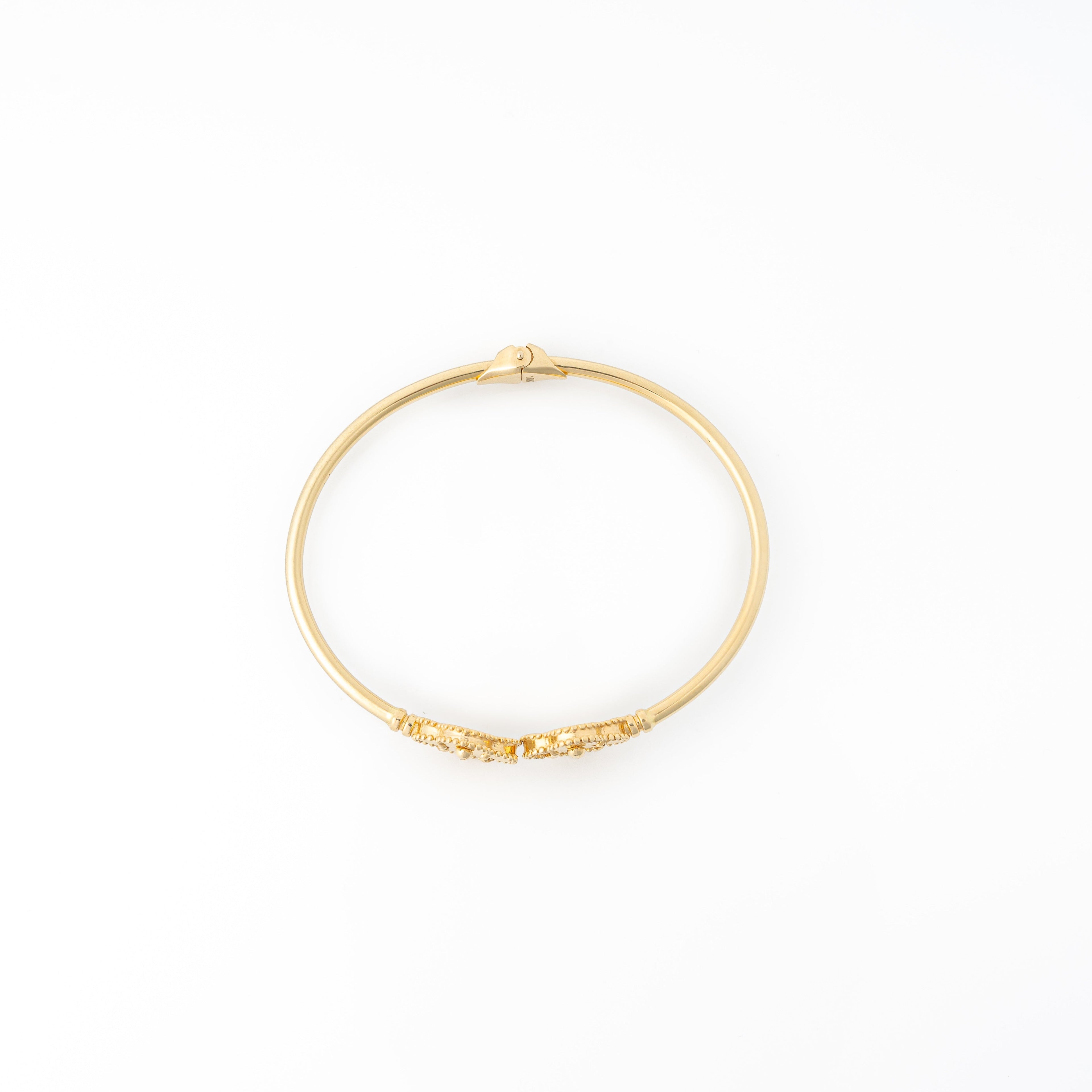 Pulsera Trébol Diamantado 17cm