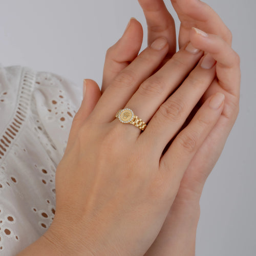 Anillo Corona Talla 8 1/4