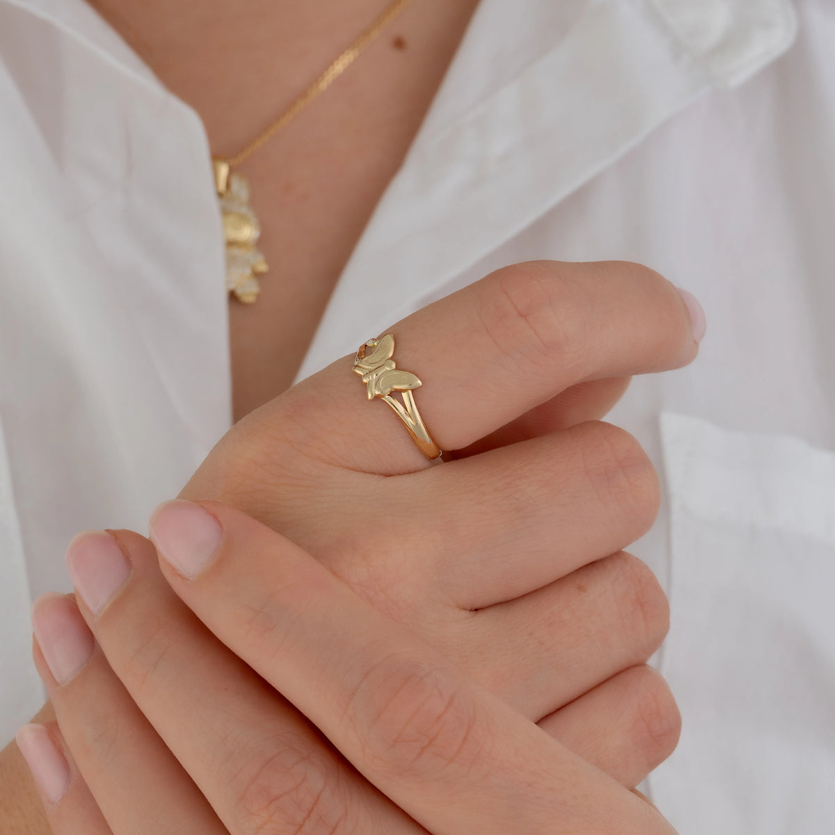 Anillo Mariposa Talla 6